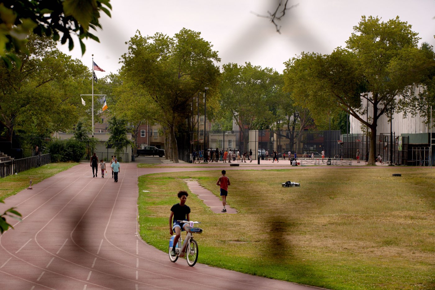 The running track at Wingate Park